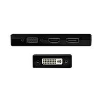 Miniatura 4 de AISENS Conversor USB-C A DP/DVI/HDMI/VGA, USB-C/M-DP/H-DVI/H-HDMI/H-Vga/H, Negro, 15cm