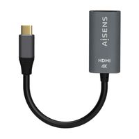 Miniatura 3 de AISENS - CONVERSOR ALUMINIO USB-C A HDMI 4K@60HZ, USB-C/M-HDMI/H, GRIS