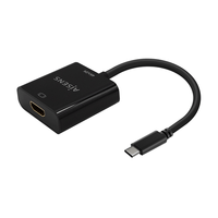 Miniatura 1 de CONVERSOR AISENS USB-C A HDMI 4K30HZ USB-C M-HDMI H NEGRO 15CM