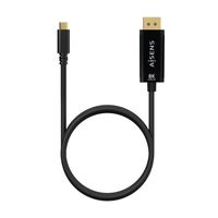 Miniatura 4 de AISENS Cable Conversor USB-C a Displayport 8K@60Hz, USB-C/M-DP/M, Negro, 0.8M