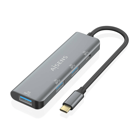 HUB AISENS USB 3.2 GEN1 5G USB-C USB-C/M-1XUSB-C/H-3XUSB-A/H 15CM - Imagen 1 de 6 HUB AISENS USB 3.2 GEN1 5G USB-C USB-C/M-1XUSB-C/H-3XUSB-A/H 15CM - Imagen 1 de 6