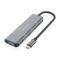 Miniatura 2 de HUB AISENS USB 3.2 GEN1 5G USB-C USB-C/M-1XUSB-C/H-3XUSB-A/H 15CM