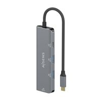 Miniatura 4 de HUB AISENS USB 3.2 GEN1 5G USB-C USB-C/M-1XUSB-C/H-3XUSB-A/H 15CM