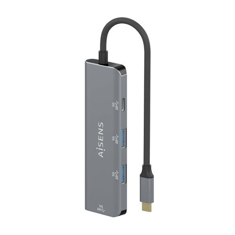 HUB AISENS USB 3.2 GEN1 5G USB-C USB-C/M-1XUSB-C/H-3XUSB-A/H 15CM - Imagen 4 de 6 HUB AISENS USB 3.2 GEN1 5G USB-C USB-C/M-1XUSB-C/H-3XUSB-A/H 15CM - Imagen 4 de 6