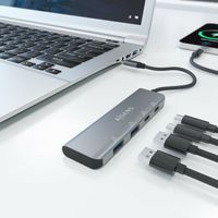 Miniatura 6 de HUB AISENS USB 3.2 GEN1 5G USB-C USB-C/M-2XUSB-C/H-2XUSB-A/H 15CM