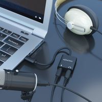 Miniatura 5 de CONVERSOR AISENS USB-C A AUDIO 48KHZ USB-C/M-2XJACK 3.5/H 10CM