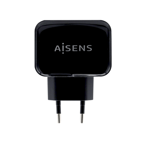 AISENS Cargador pared universal usb 2.0 2puertos negro - Imagen 1 de 5 AISENS Cargador pared universal usb 2.0 2puertos negro - Imagen 1 de 5