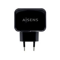 Miniatura 2 de AISENS Cargador pared universal usb 2.0 2puertos negro