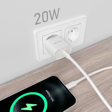 Aisens - Cargador Usb-C Pd3.0 1 Puerto 1Xusb-C 20W, Blanco - Imagen 6 de 6 Aisens - Cargador Usb-C Pd3.0 1 Puerto 1Xusb-C 20W, Blanco - Imagen 6 de 6