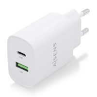 Miniatura 3 de CARGADOR AISENS 20W 1XUSB-C PD3.0 1XUSB-A QC3.0 BLANCO