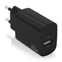 Miniatura 2 de CARGADOR AISENS 20W 1xUSB-C PD3.0 1xUSB-A QC3.0 NEGRO