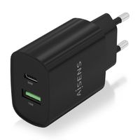 Miniatura 3 de CARGADOR AISENS 20W 1xUSB-C PD3.0 1xUSB-A QC3.0 NEGRO
