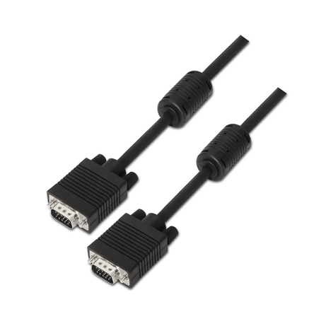CABLE AISENS SVGA CON FERRITA CONECTORES TIPO D-SUB HDB15 MACHO DOBLE APANTALLADO 6M NEGRO A113-0073 - Imagen 1 de 3 CABLE AISENS SVGA CON FERRITA CONECTORES TIPO D-SUB HDB15 MACHO DOBLE APANTALLADO 6M NEGRO A113-0073 - Imagen 1 de 3