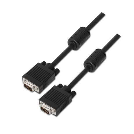 Aisens Cable Svga Con Ferrita Hdb15/M-Hdb15/M Negro 15M - Imagen 1 de 3 Aisens Cable Svga Con Ferrita Hdb15/M-Hdb15/M Negro 15M - Imagen 1 de 3