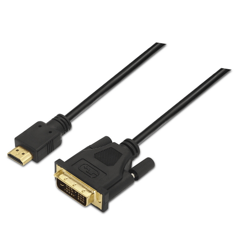Aisens-Cable Dvi A Hdmi, Dvi18+1/M-Hdmi A/M, Negro, 1.8M - Imagen 1 de 3 Aisens-Cable Dvi A Hdmi, Dvi18+1/M-Hdmi A/M, Negro, 1.8M - Imagen 1 de 3