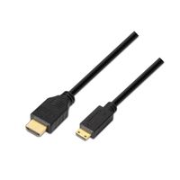 Miniatura 2 de CABLE AISENS HDMI MACHO A MINI HDMI MACHO ALTA VELOCIDAD CON ETHERNET 3M NEGRO A119-0115
