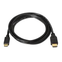 Miniatura 3 de CABLE AISENS HDMI MACHO A MINI HDMI MACHO ALTA VELOCIDAD CON ETHERNET 3M NEGRO A119-0115