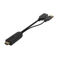 Miniatura 4 de AISENS Conversor Activo HDMI 2.0 + USB Alim. a DISPLAYPORT V1.2, HDMI/M-USB/M-DP/H, Negro, 10CM