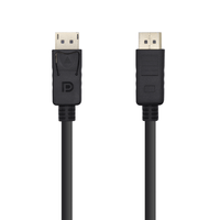 Miniatura 1 de AISENS - CABLE DISPLAYPORT V1.2 4K@60HZ, DP/M-DP/M, NEGRO, 10M