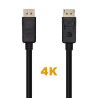 Miniatura 3 de Aisens - Cable Displayport V1.2 4K@60Hz, Dp/M-Dp/M, Negro, 1.0M