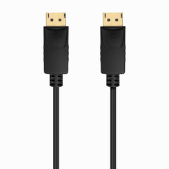AISENS Cable DISPLAYPORT V1.2 CCS 4K@60Hz, DP/M-DP/M, Negro, 5.0m