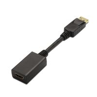 Miniatura 2 de CABLE ADAPTADOR DISPLAY PORT M A HDMI H AISENS 15CM NEGRO A125-0134