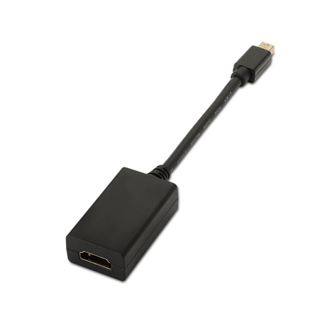 ADAPTADOR AISENS MINI DISPLAYPORT MACHO A HDMI TIPO A HEMBRA 15CM NEGRO A125-0137 - Imagen 1 de 3 ADAPTADOR AISENS MINI DISPLAYPORT MACHO A HDMI TIPO A HEMBRA 15CM NEGRO A125-0137 - Imagen 1 de 3