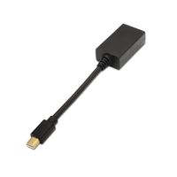 Miniatura 3 de ADAPTADOR AISENS MINI DISPLAYPORT MACHO A HDMI TIPO A HEMBRA 15CM NEGRO A125-0137