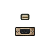 Miniatura 3 de ADAPTADOR AISENS MINI DISPLAYPORT MACHO A VGA MACHO 2M NEGRO A125-0362