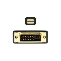 Miniatura 3 de ADAPTADOR AISENS MINI DISPLAYPORT MACHO A DVI MACHO 2M NEGRO A125-0363