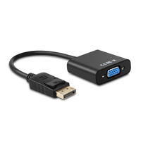 Miniatura 1 de ADAPTADOR AISENS DISPLAYPORT MACHO A SVGA HEMBRA 15CM NEGRO A125-0367