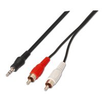 Miniatura 2 de Aisens Cable Audio Estéreo Jack 3.5/M-2Xrca/M Negro 1.5M