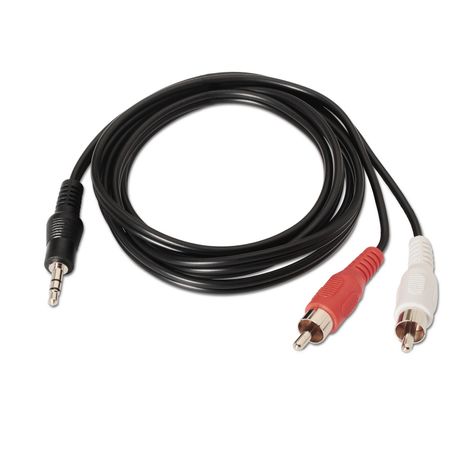 Aisens Cable Audio Estéreo Jack 3.5/M-2Xrca/M Negro 1.5M - Imagen 3 de 3 Aisens Cable Audio Estéreo Jack 3.5/M-2Xrca/M Negro 1.5M - Imagen 3 de 3