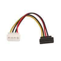 Miniatura 3 de AISENS A131-0160 CABLE DE ALIMENTACION MOLEX 4PIN MACHO A SATA HEMBRA 16CM