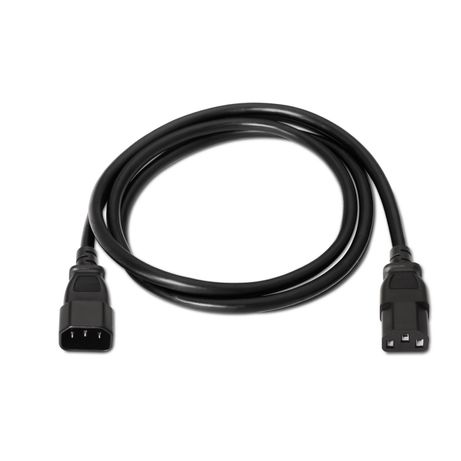 AISENS A132-0171 cable de transmisión Negro 1,5 m C13 acoplador C14 acoplador - Imagen 3 de 4 AISENS A132-0171 cable de transmisión Negro 1,5 m C13 acoplador C14 acoplador - Imagen 3 de 4