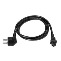 Miniatura 3 de AISENS A132-0172 cable de transmisión Negro 1,5 m CEE7/7 C5 acoplador