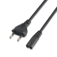 Miniatura 1 de AISENS A132-0173 cable de transmisión Negro 1,5 m CEE7/7 C7 acoplador