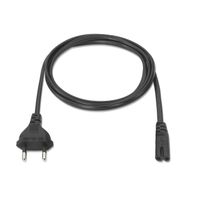 Miniatura 3 de AISENS A132-0173 cable de transmisión Negro 1,5 m CEE7/7 C7 acoplador
