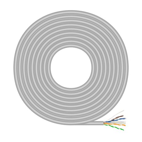 AISENS Cable de Red RJ45 Cat 6 UTP Rigido AWG23 CCA Aleacion Gris 500m - Imagen 2 de 4 AISENS Cable de Red RJ45 Cat 6 UTP Rigido AWG23 CCA Aleacion Gris 500m - Imagen 2 de 4