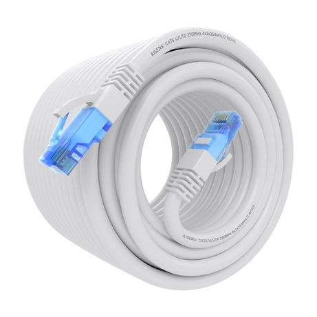 CABLE RED AISENS LATIGUILLO RJ45 CAT.6 UTP AWG26 CCA BLANCO 15M - Imagen 3 de 5 CABLE RED AISENS LATIGUILLO RJ45 CAT.6 UTP AWG26 CCA BLANCO 15M - Imagen 3 de 5