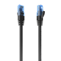 Miniatura 1 de Aisens Cable RJ45 Cat.6 UTP AWG26 CCA Negro 1.0M