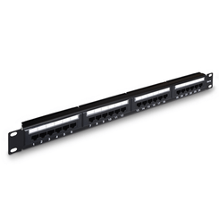 Aisens Panel De Parcheo De 24 Puertos Rj45 Cat.5E Utp 19" 1U Dual Idc