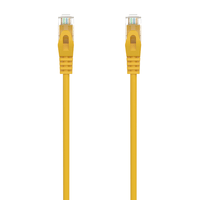 Miniatura 1 de AISENS Cable de Red Latiguillo RJ45 LSZH Cat.6A 500 Mhz UTP AWG24, Amarillo, 0.5M