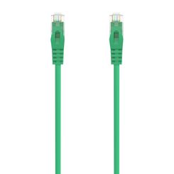 AISENS Cable de Red Latiguillo RJ45 LSZH Cat.6A 500 Mhz UTP AWG24, Verde, 3.0M