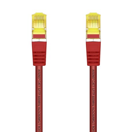 AISENS Cable De Red Latiguillo RJ45 LSZH Cat 7 600 MHz S FTP PIMF AWG26 Rojo 2 0 m - Imagen 3 de 4 AISENS Cable De Red Latiguillo RJ45 LSZH Cat 7 600 MHz S FTP PIMF AWG26 Rojo 2 0 m - Imagen 3 de 4