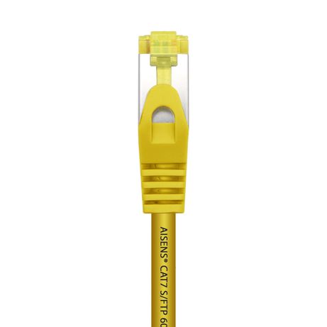 AISENS Cable De Red Latiguillo RJ45 LSZH Cat 7 600 MHz S FTP PIMF AWG26 Amarillo 2 0 m - Imagen 4 de 4 AISENS Cable De Red Latiguillo RJ45 LSZH Cat 7 600 MHz S FTP PIMF AWG26 Amarillo 2 0 m - Imagen 4 de 4
