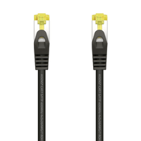 Miniatura 1 de AISENS Cable De Red Latiguillo RJ45 LSZH Cat.7 600 MHz S/FTP PIMF AWG26, Negro, 25 cm