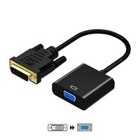 Miniatura 2 de ADAPTADOR AISENS DVI 24+1 MACHO A VGA HDB15 HEMBRA USB MICRO-B 10CM NEGRO A147-0352
