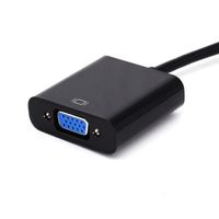 Miniatura 3 de ADAPTADOR AISENS DVI 24+1 MACHO A VGA HDB15 HEMBRA USB MICRO-B 10CM NEGRO A147-0352