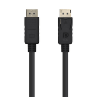 Miniatura 1 de Cable aisens displayport macho a macho 0.8m negro A149-0389